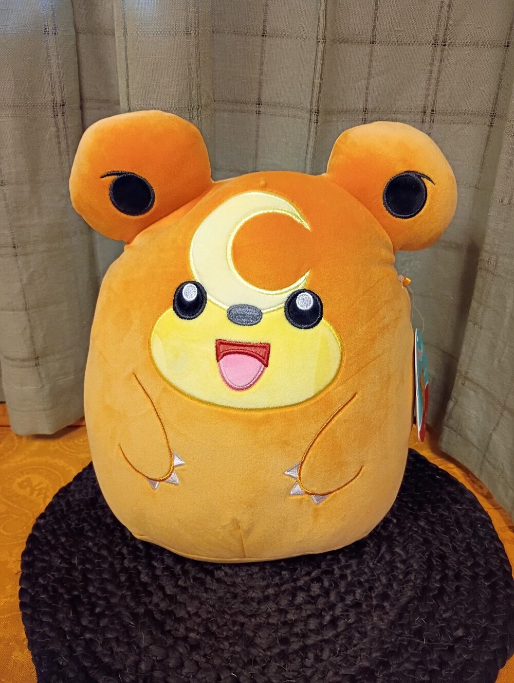 NWT Original Squishmallows Pokémon Squad Teddiursa Plush Character Size 10"